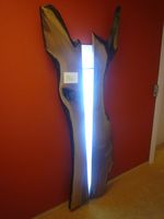 Lichtobjekt aus Holz