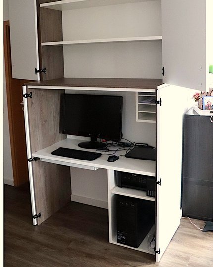 Schrank - Homeoffice Arbeitsplatz