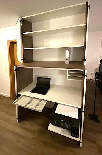 Schrank - Homeoffice Arbeitsplatz