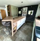 Küche - Theke frei - diagonal