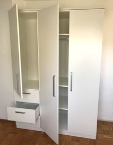 Kleiderschrank - weiß